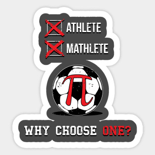 Athlete Mathlete Multi-class Sticker